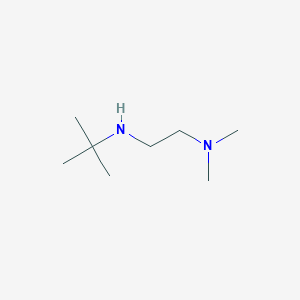 molecular formula C8H20N2 B3117740 [2-(Tert-butylamino)ethyl]dimethylamine CAS No. 22687-02-1