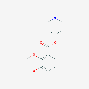 molecular formula C15H21NO4 B311778 1-Methyl-4-piperidinyl 2,3-dimethoxybenzoate 
