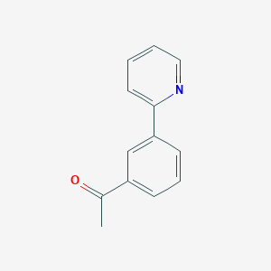 molecular formula C13H11NO B3117806 2-(3-Acetylphenyl)pyridine CAS No. 227178-09-8