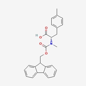 molecular formula C26H25NO4 B3117822 N-Fmoc-N-methyl-4-methyl-L-phenylalanine CAS No. 227616-20-8