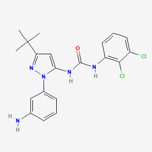 3-[1-(3-aminophenyl)-3-tert-butyl-1H-pyrazol-5-yl]-1-(2,3-dichlorophenyl)urea