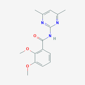 molecular formula C15H17N3O3 B311783 N-(4,6-dimethyl-2-pyrimidinyl)-2,3-dimethoxybenzamide 