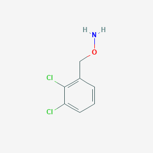 molecular formula C7H7Cl2NO B3117851 O-[(2,3-二氯苯基)甲基]羟胺 CAS No. 227754-33-8