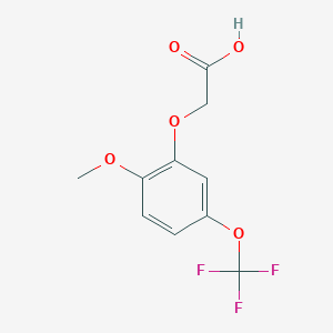 [2-Methoxy-5-(trifluoromethoxy)phenoxy]acetic acid