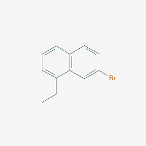 molecular formula C12H11B B3117875 7-Bromo-1-ethylnaphthalene CAS No. 2279923-83-8
