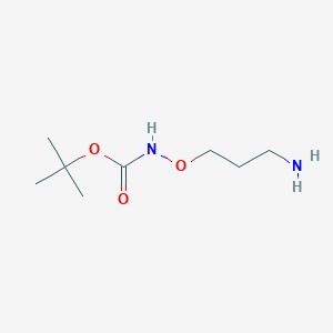 molecular formula C8H18N2O3 B3117883 Tert-butyl 3-aminopropoxycarbamate CAS No. 228245-16-7