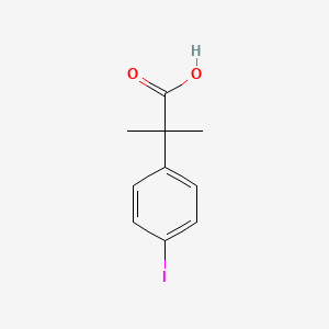 molecular formula C10H11IO2 B3117898 2-(4-Iodophenyl)-2-methylpropanoic acid CAS No. 228410-36-4