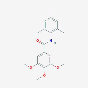 molecular formula C19H23NO4 B311793 3,4,5-trimethoxy-N-(2,4,6-trimethylphenyl)benzamide 