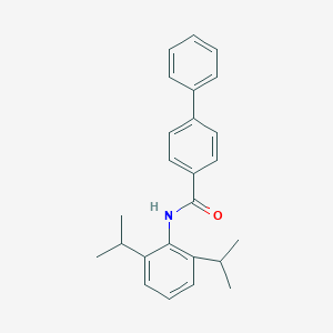 molecular formula C25H27NO B311796 N-(2,6-diisopropylphenyl)[1,1'-biphenyl]-4-carboxamide 