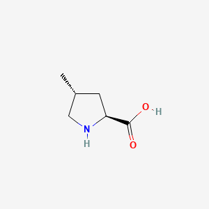 molecular formula C6H11NO2 B3117986 (2S,4R)-4-Methylpyrrolidine-2-carboxylic acid CAS No. 23009-50-9