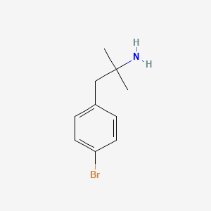 molecular formula C10H14BrN B3118060 1-(4-Bromophenyl)-2-methylpropan-2-amine CAS No. 23063-68-5