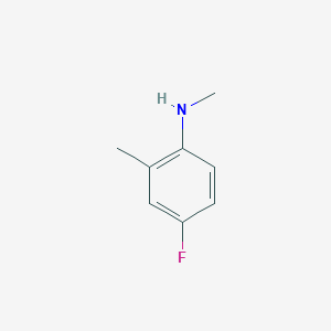 molecular formula C8H10FN B3118073 4-Fluoro-2,N-dimethylaniline CAS No. 2307299-74-5