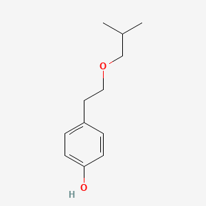 molecular formula C12H18O2 B3118076 4-(2-Isobutoxy-ethyl)-phenol CAS No. 2307299-87-0