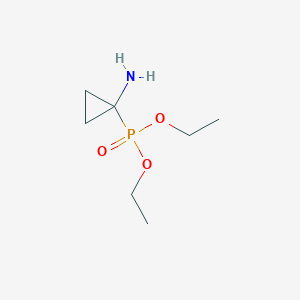 molecular formula C7H16NO3P B3118088 Diethyl 1-aminocyclopropylphosphonate CAS No. 231286-46-7