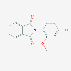 molecular formula C15H10ClNO3 B311810 2-(4-chloro-2-methoxyphenyl)-1H-isoindole-1,3(2H)-dione 