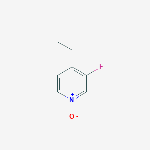 molecular formula C7H8FNO B3118101 4-Ethyl-3-fluoropyridine 1-oxide CAS No. 231296-55-2