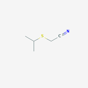 molecular formula C5H9NS B3118126 (Isopropylthio)acetonitrile CAS No. 23178-01-0