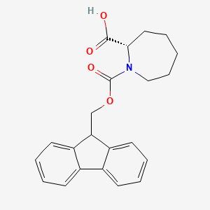 (2S)-1-(9H-fluoren-9-ylmethoxycarbonyl)azepane-2-carboxylic acid