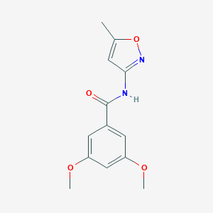 molecular formula C13H14N2O4 B311814 3,5-dimethoxy-N-(5-methyl-3-isoxazolyl)benzamide 