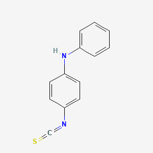 molecular formula C13H10N2S B3118144 4-isothiocyanato-N-phenylaniline CAS No. 23246-36-8