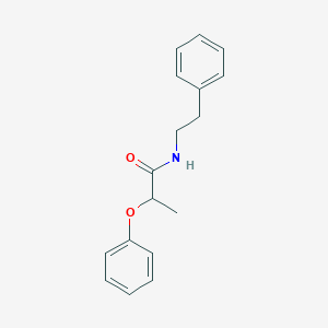 2-phenoxy-N-(2-phenylethyl)propanamide
