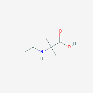 molecular formula C6H13NO2 B3118196 2-Ethylamino-2-methylpropionic acid CAS No. 23441-02-3