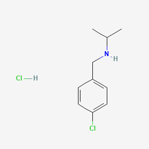 molecular formula C10H15Cl2N B3118242 N-(4-氯苄基)-2-丙胺盐酸盐 CAS No. 23510-24-9