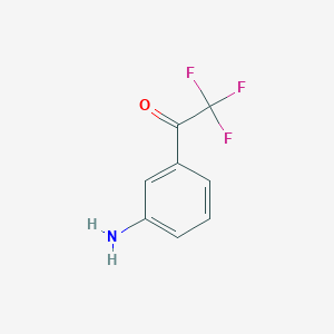 molecular formula C8H6F3NO B3118250 1-(3-Aminophenyl)-2,2,2-trifluoroethan-1-one CAS No. 23516-80-5