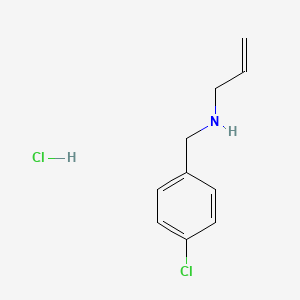 molecular formula C10H13Cl2N B3118258 N-(4-Chlorobenzyl)-2-propen-1-amine hydrochloride CAS No. 23530-84-9