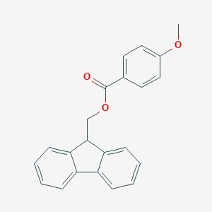 molecular formula C22H18O3 B311826 9H-fluoren-9-ylmethyl 4-methoxybenzoate 