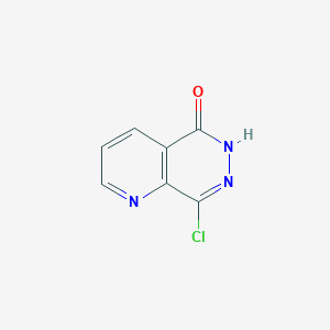molecular formula C7H4ClN3O B3118273 8-氯吡啶并[2,3-d]嘧啶-5(6h)-酮 CAS No. 23590-60-5