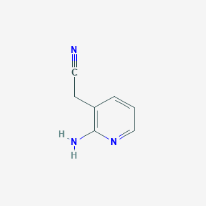 molecular formula C7H7N3 B3118286 2-(2-Aminopyridin-3-yl)acetonitrile CAS No. 23612-61-5