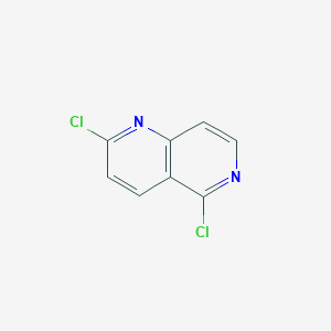 molecular formula C8H4Cl2N2 B3118288 2,5-Dichloro-1,6-naphthyridine CAS No. 23616-35-5
