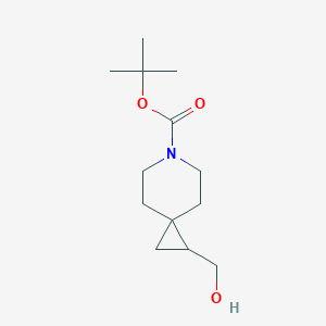 molecular formula C13H23NO3 B3118302 Tert-butyl 1-(hydroxymethyl)-6-azaspiro[2.5]octane-6-carboxylate CAS No. 236406-42-1