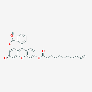 molecular formula C31H30O6 B311832 2-[3-oxo-6-(10-undecenoyloxy)-3H-xanthen-9-yl]benzoic acid 