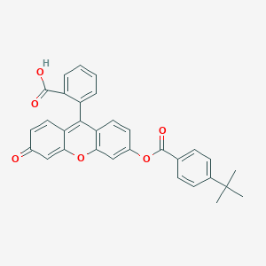 2-{6-[(4-tert-butylbenzoyl)oxy]-3-oxo-3H-xanthen-9-yl}benzoic acid