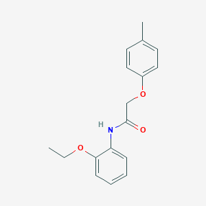 molecular formula C17H19NO3 B311834 N-(2-ethoxyphenyl)-2-(4-methylphenoxy)acetamide 