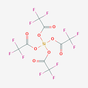 molecular formula C8F12O8Si B3118381 Tris[(2,2,2-trifluoroacetyl)oxy]silyl 2,2,2-trifluoroacetate CAS No. 2377-86-8