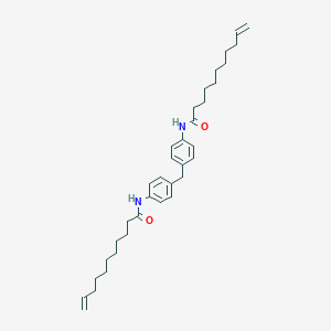 molecular formula C35H50N2O2 B311840 N-{4-[4-(10-undecenoylamino)benzyl]phenyl}-10-undecenamide 