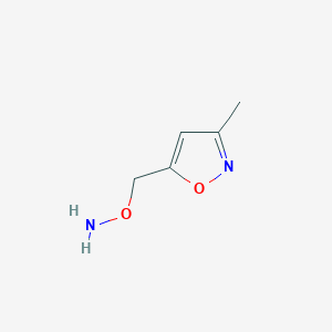 B3118467 O-((3-Methylisoxazol-5-yl)methyl)hydroxylamine CAS No. 238760-87-7