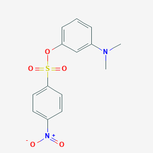 molecular formula C14H14N2O5S B311847 3-(Dimethylamino)phenyl 4-nitrobenzenesulfonate 