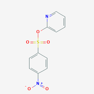 molecular formula C11H8N2O5S B311848 2-Pyridinyl 4-nitrobenzenesulfonate 