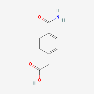 molecular formula C9H9NO3 B3118492 2-(4-氨基羰基苯基)乙酸 CAS No. 2393-28-4