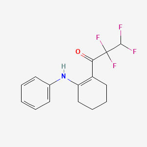 1-(N-Phenylamino)-2-(2,2,3,3-tetrafluoropropanoyl)cyclohexene