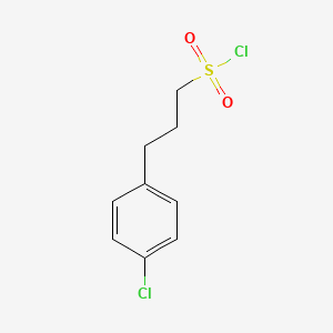 3-(4-Chlorophenyl)propane-1-sulfonyl chloride