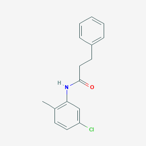 molecular formula C16H16ClNO B311852 N-(5-chloro-2-methylphenyl)-3-phenylpropanamide 