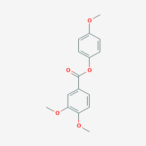 molecular formula C16H16O5 B311855 4-Methoxyphenyl 3,4-dimethoxybenzoate 
