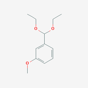 molecular formula C12H18O3 B3118593 1-(Diethoxymethyl)-3-methoxybenzene CAS No. 2403-47-6