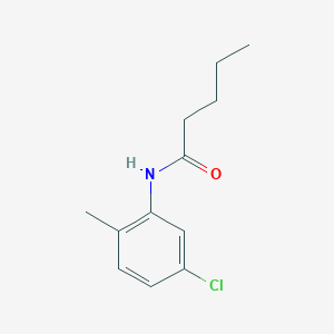 molecular formula C12H16ClNO B311860 N-(5-chloro-2-methylphenyl)pentanamide 