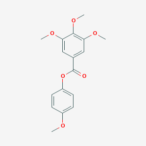 molecular formula C17H18O6 B311862 4-Methoxyphenyl 3,4,5-trimethoxybenzoate 